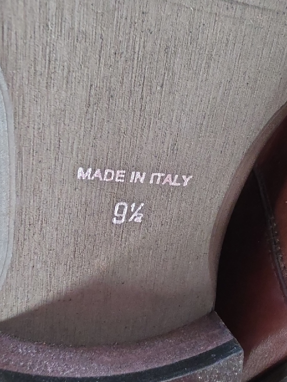 Garnet Hill Brown Italy Women's Riding Boot Zipper Low Heel Size 9.5 - Picture 10 of 12